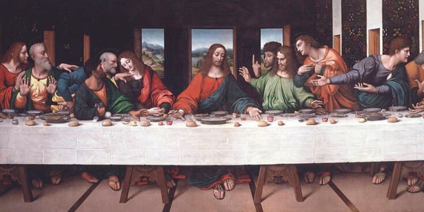 最後の晩餐の制作