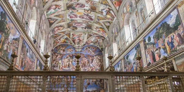 システィーナ礼拝堂天井画の完成